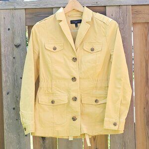 ATTRACTIVE TALBOTS Mustard Jacket Women's Size Small Petite